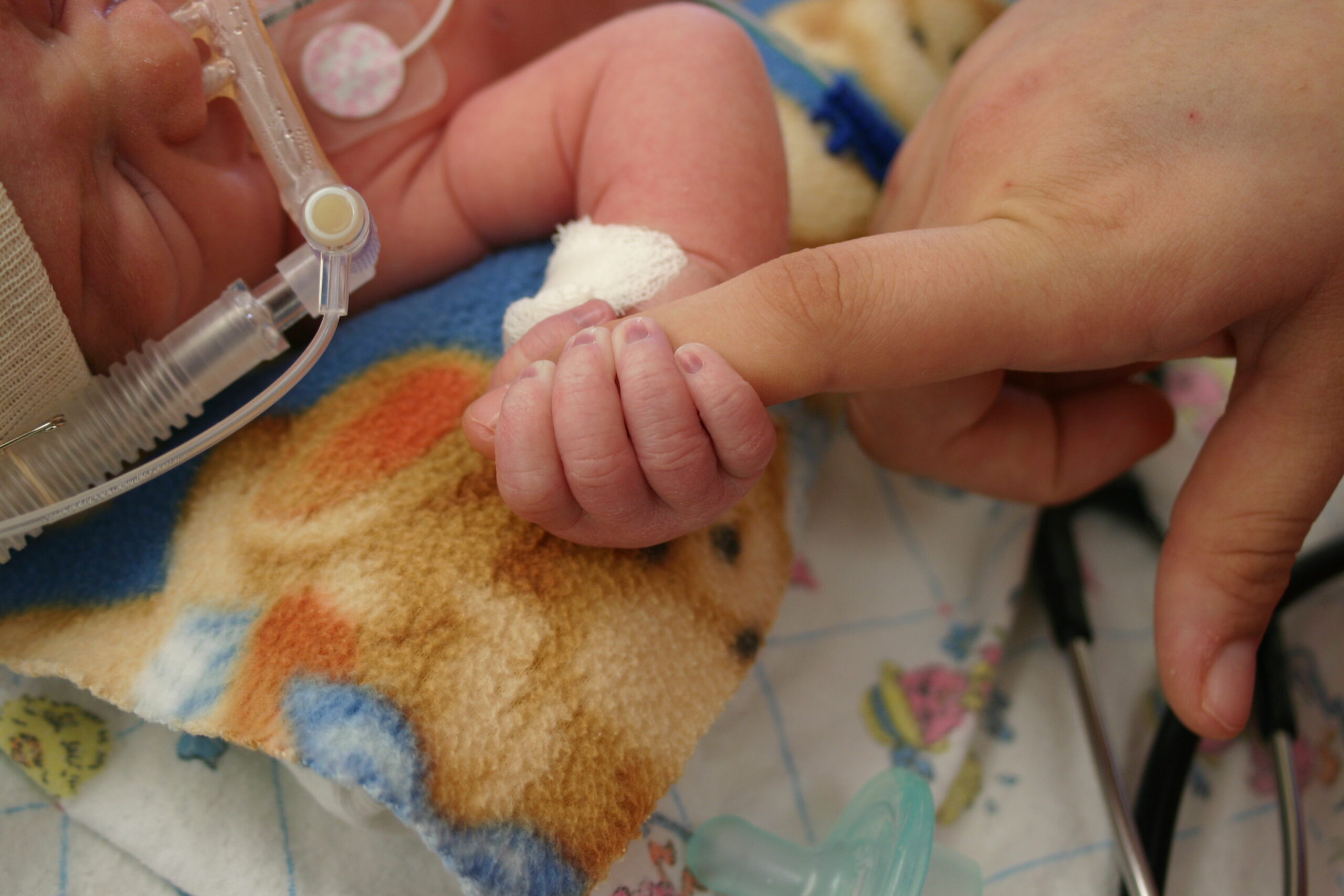 infant in hospital