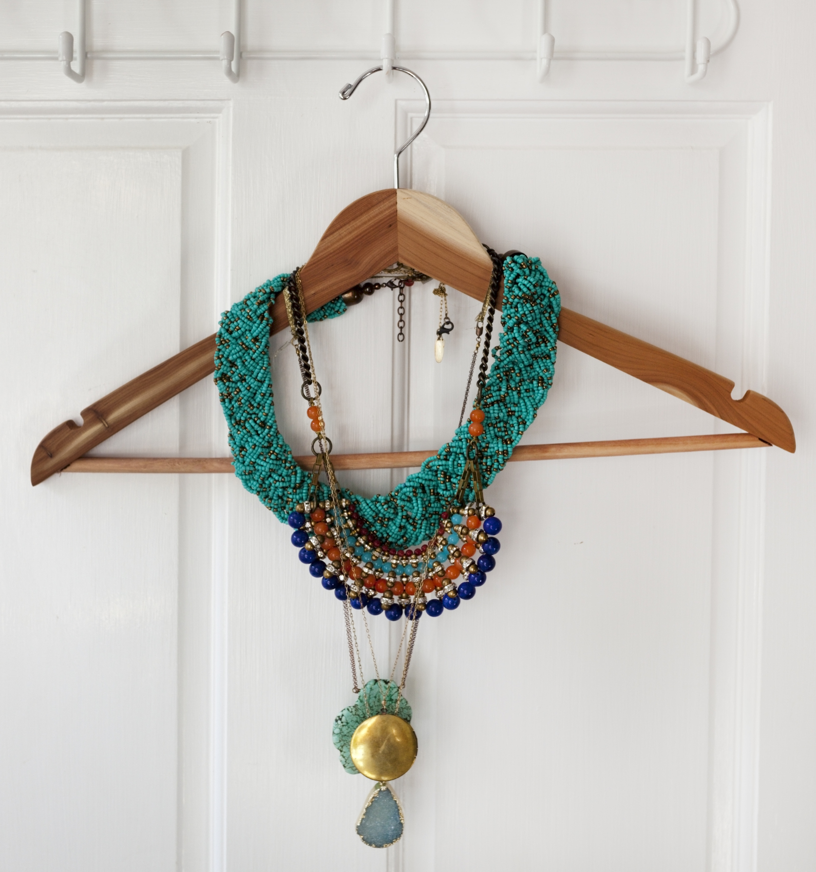 Necklaces on a Hanger