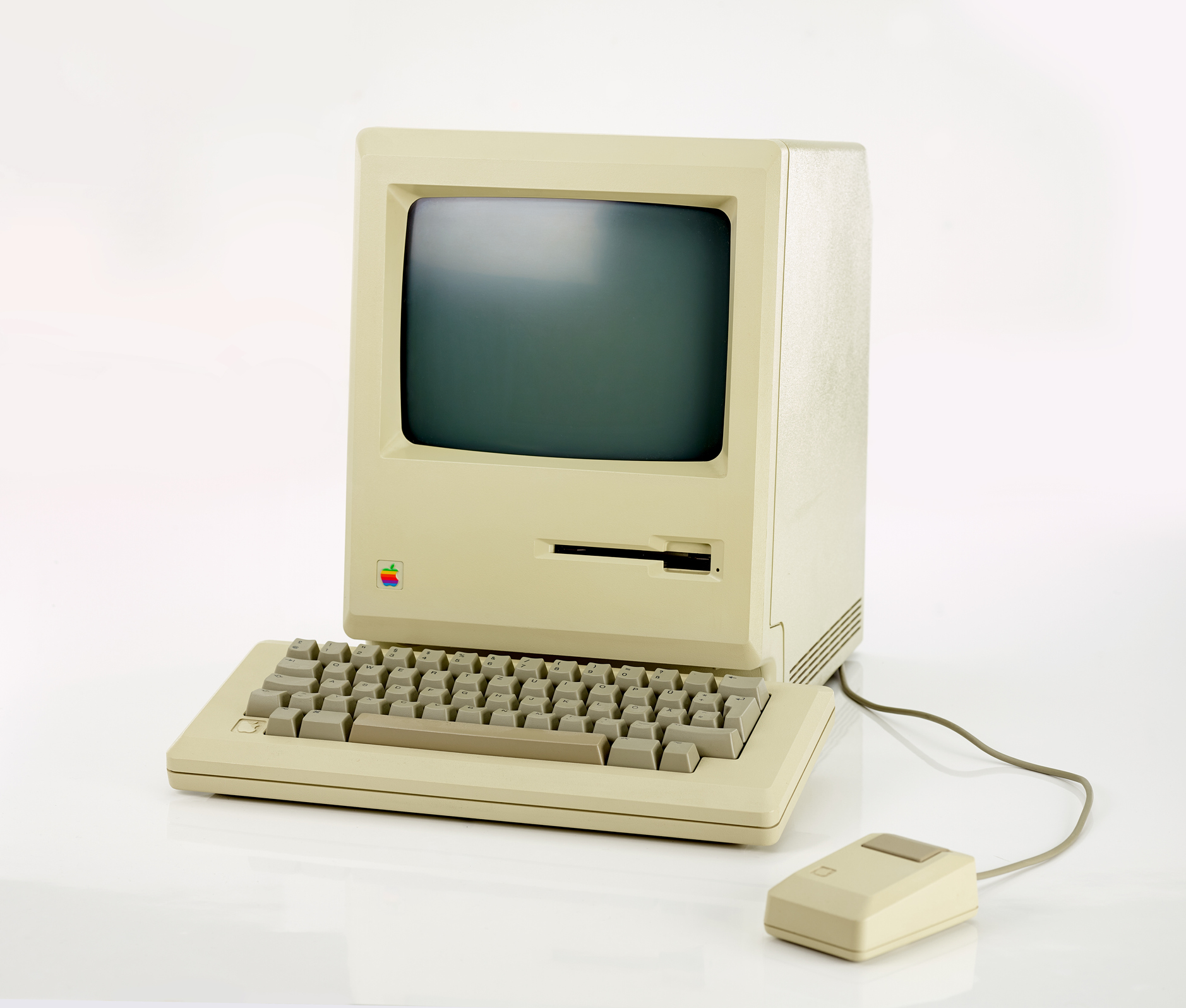 Apple Macintosh 128k from 1984, the vintage iMac