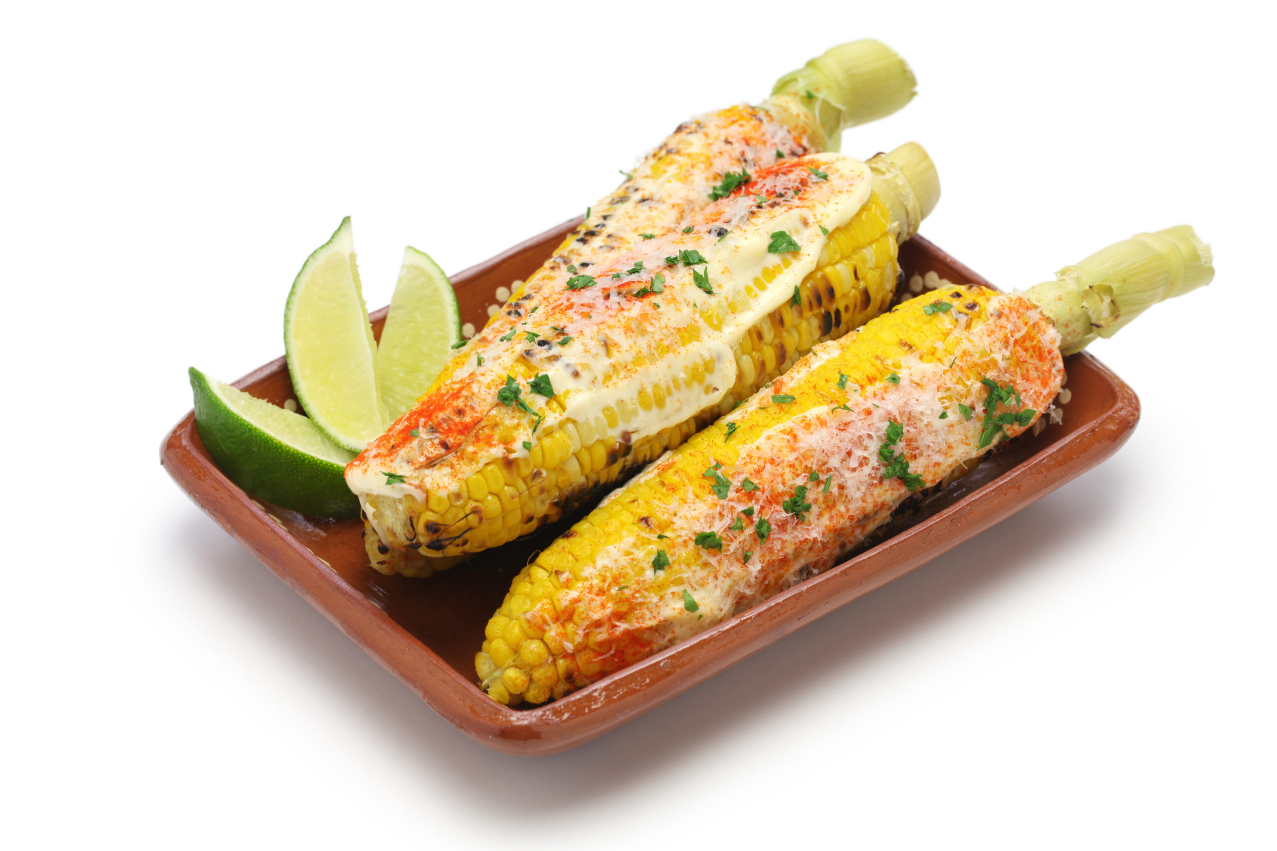 mexican grilled corn, elote