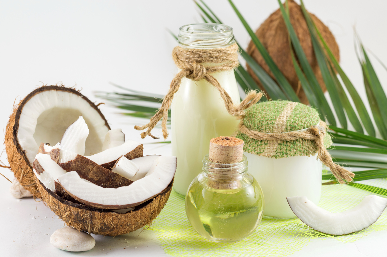 Coconut products with fresh coconut