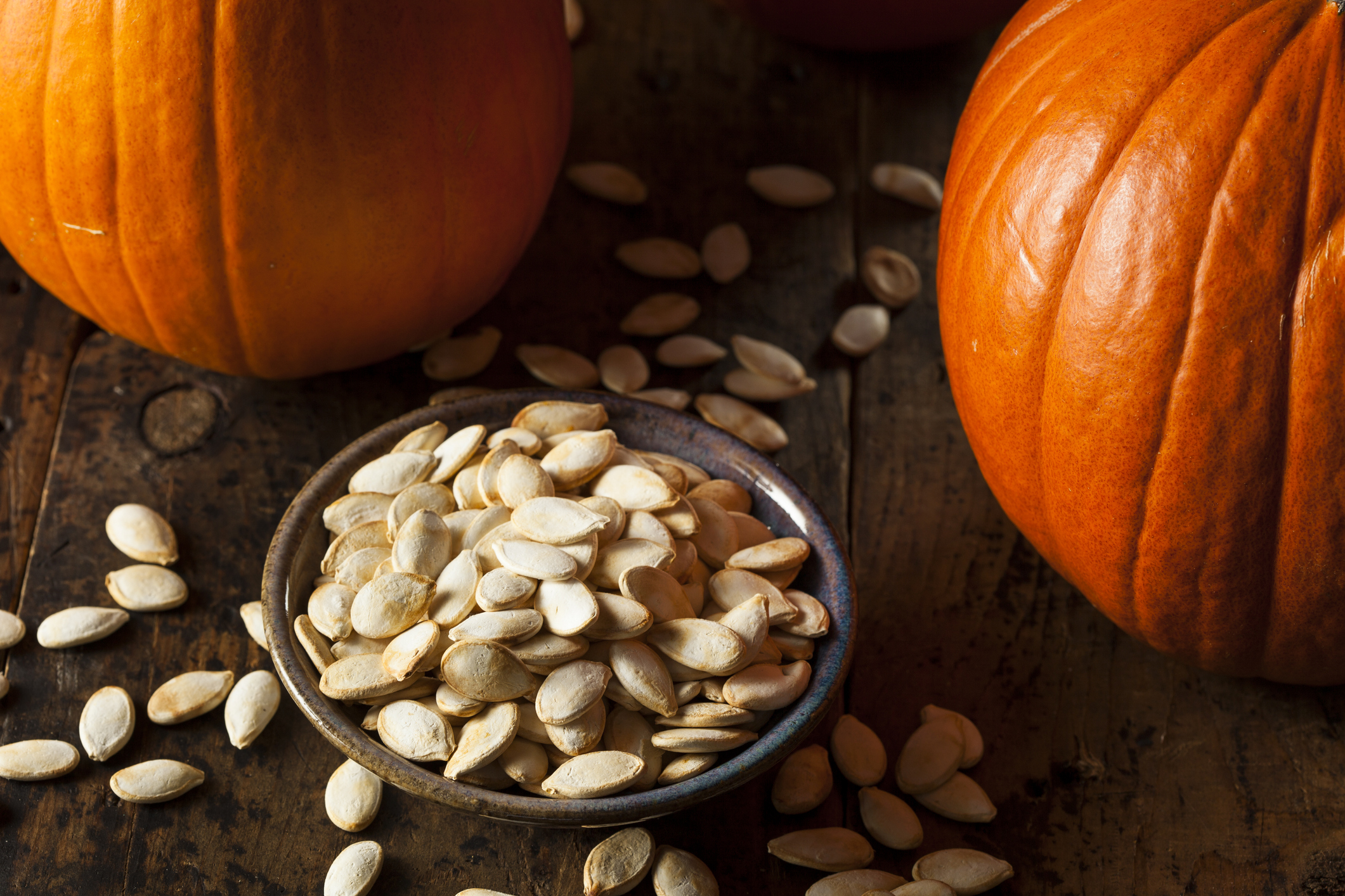 Roasted Salty Pumpkin Seeds