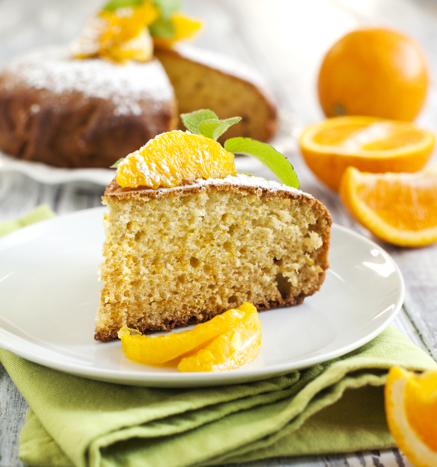 Orange yogurt cake