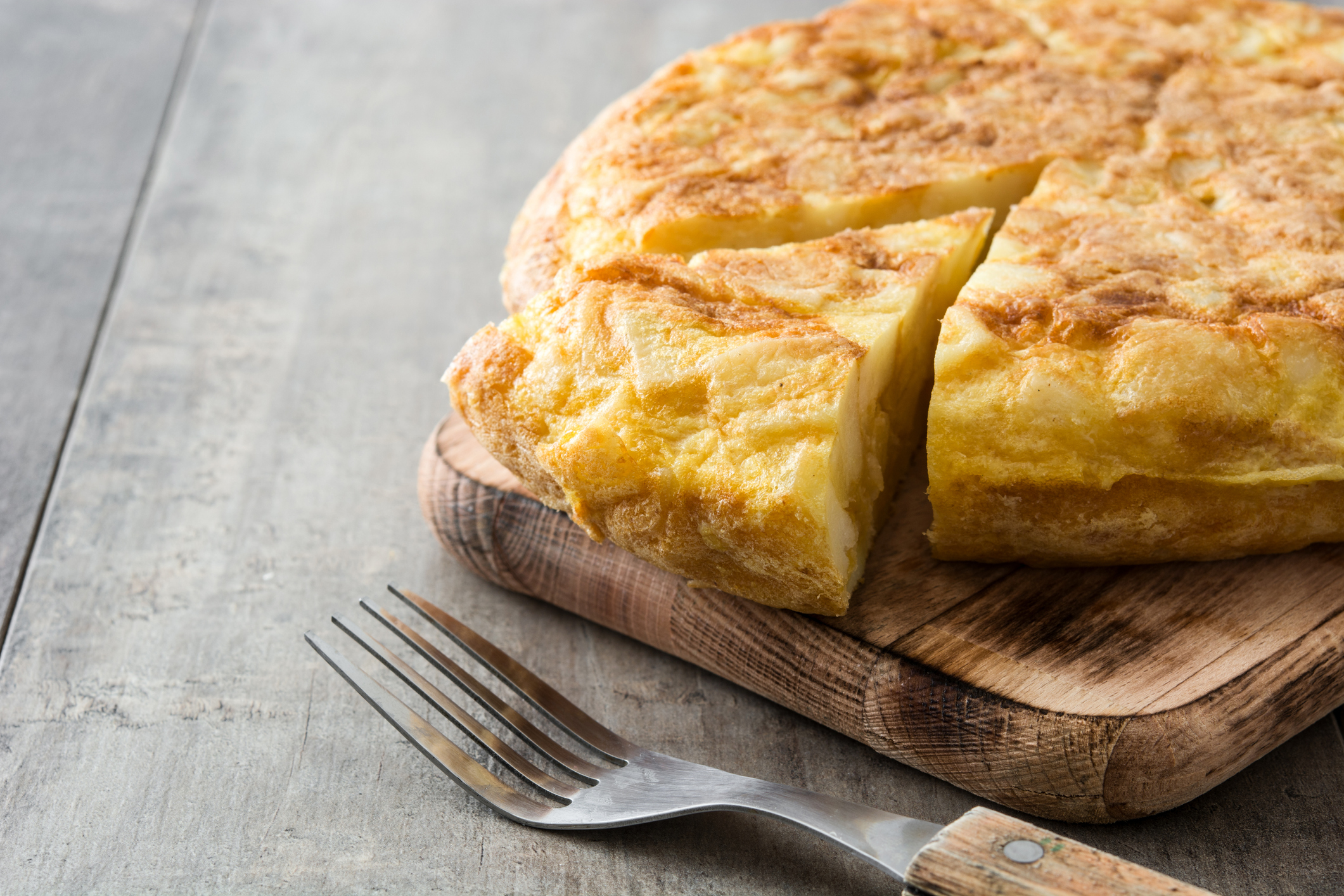 Traditional spanish omelette