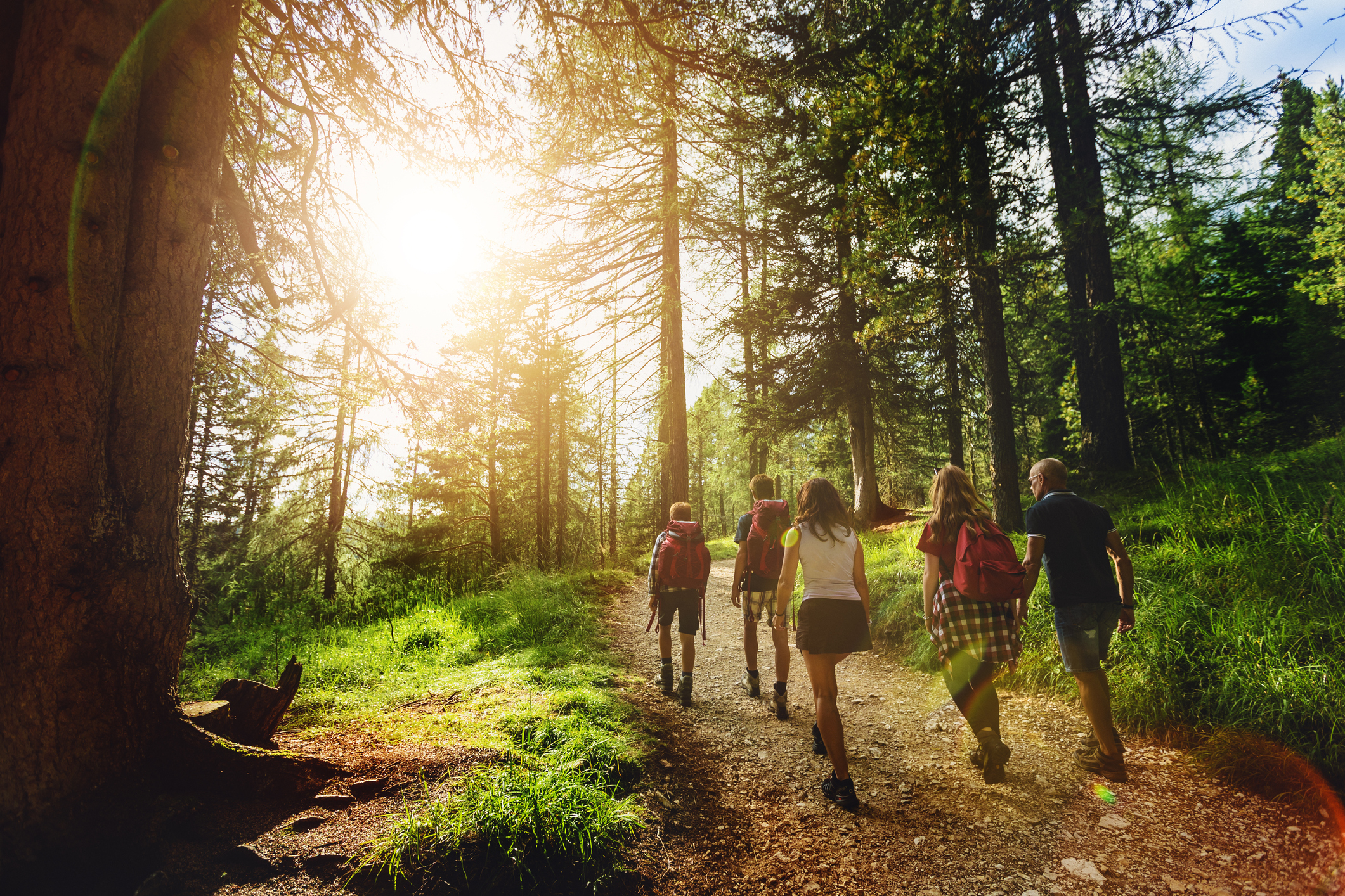 Adventures on the Dolomites: family together