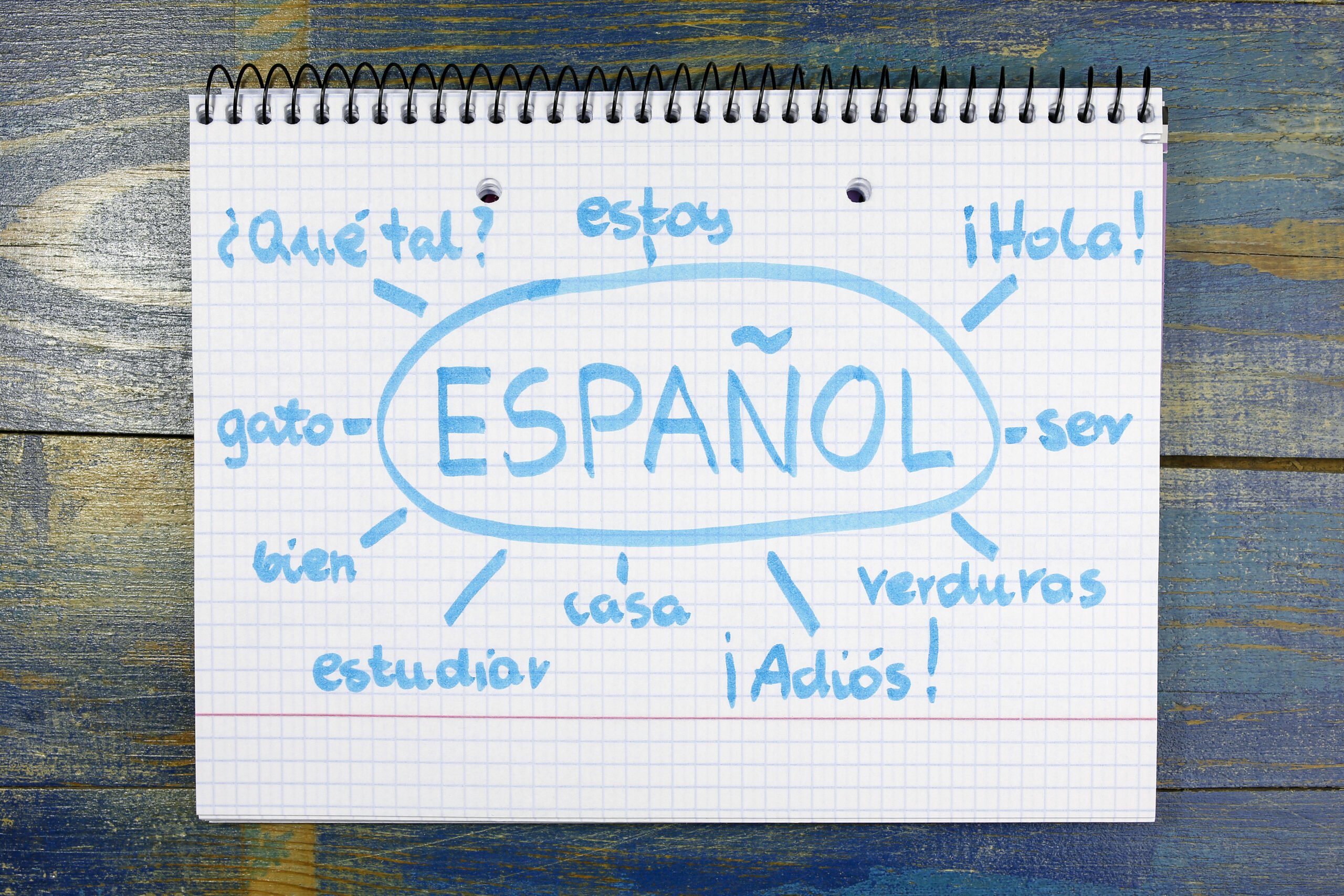 concept of learning spanish (espanol) language