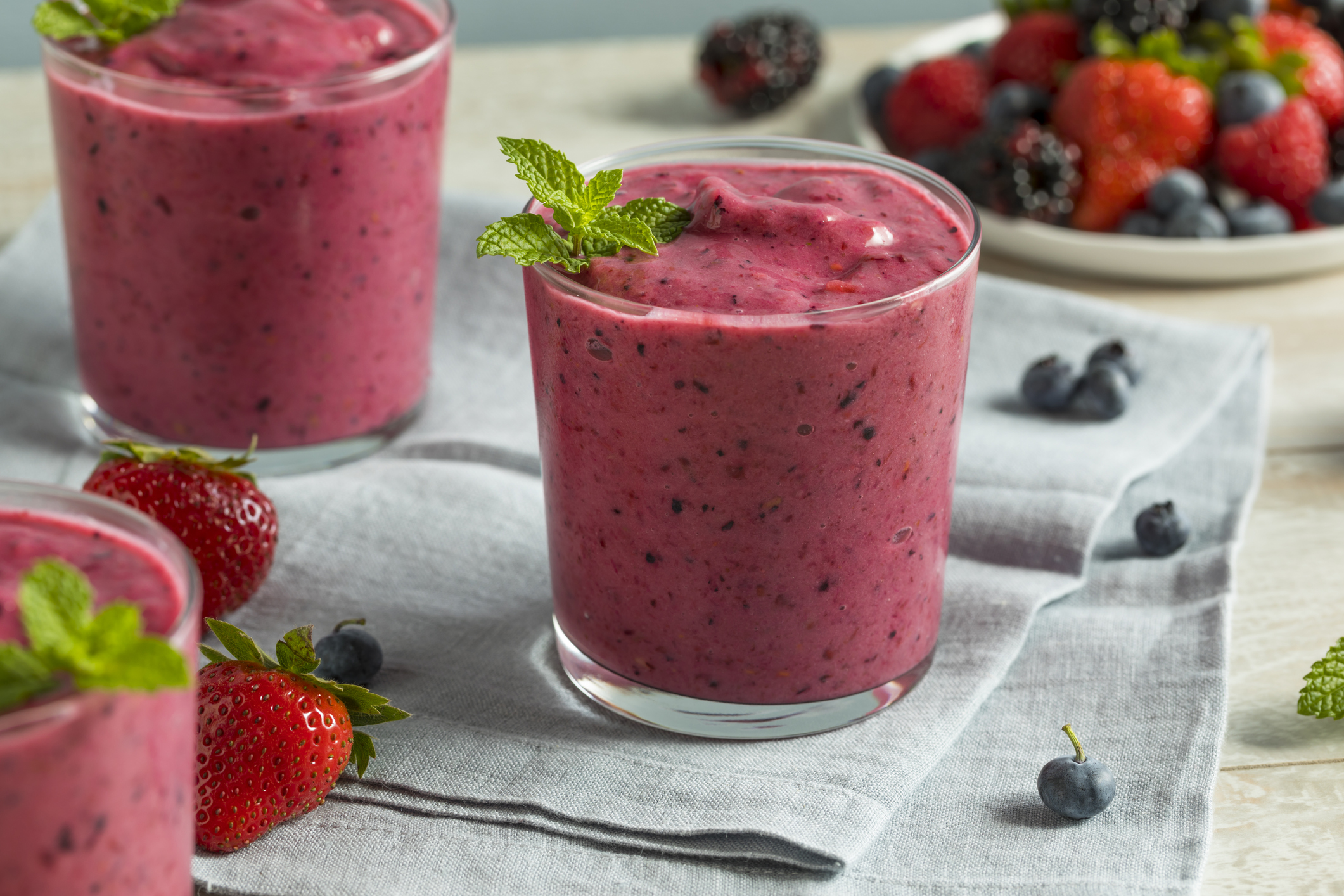 Sweet Homemade Healthy Berry Smoothie