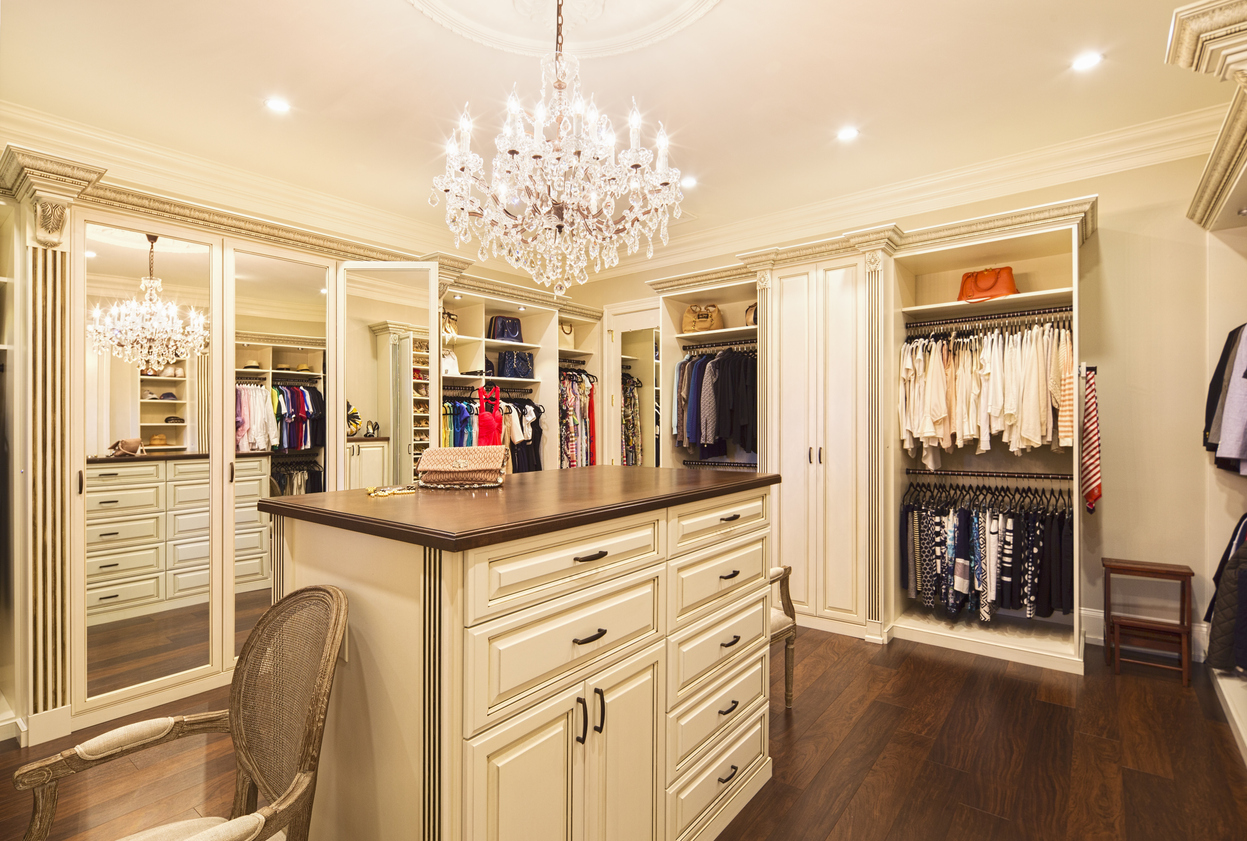 Beautiful custom closet in an estate home