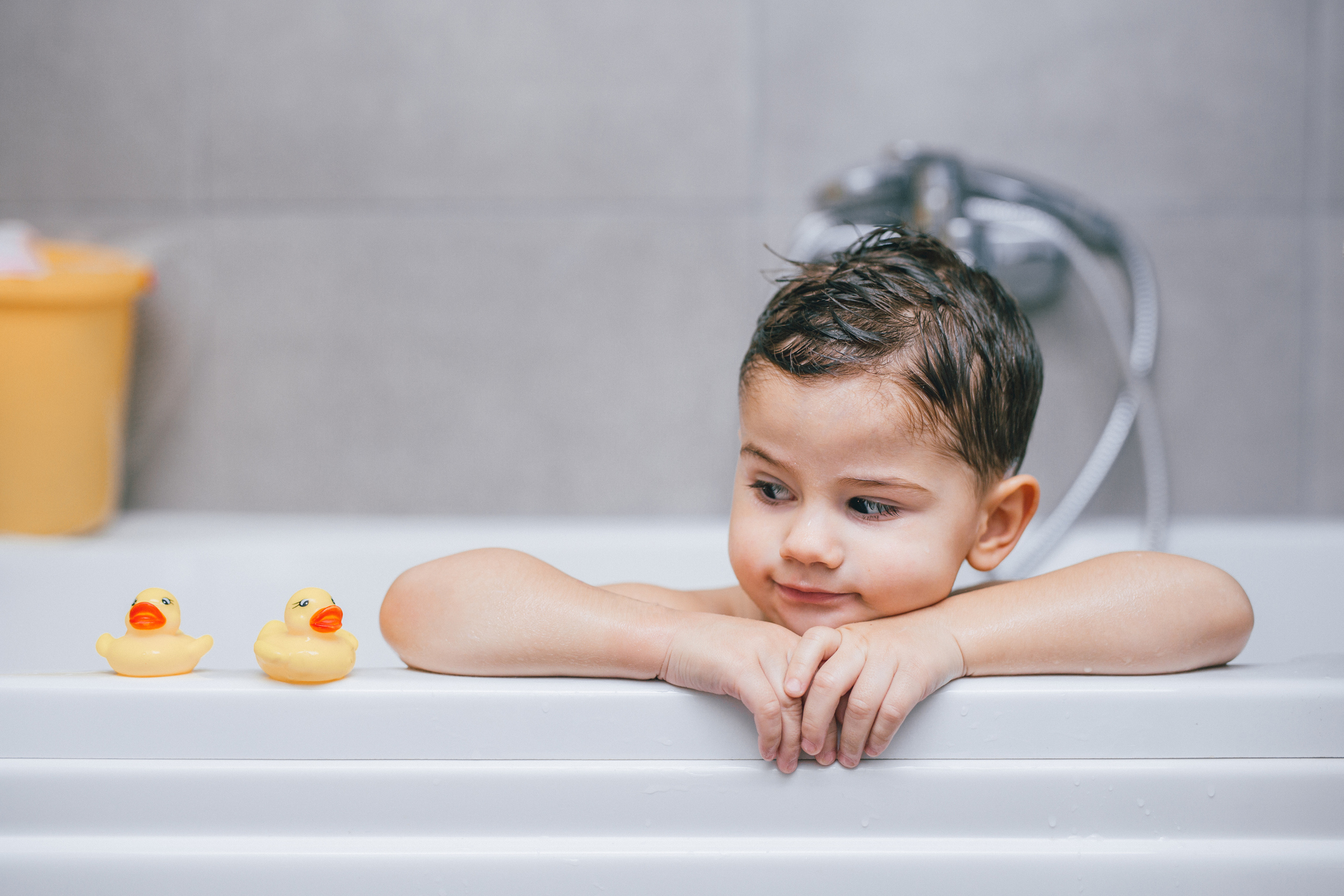 Boy in the bathtub