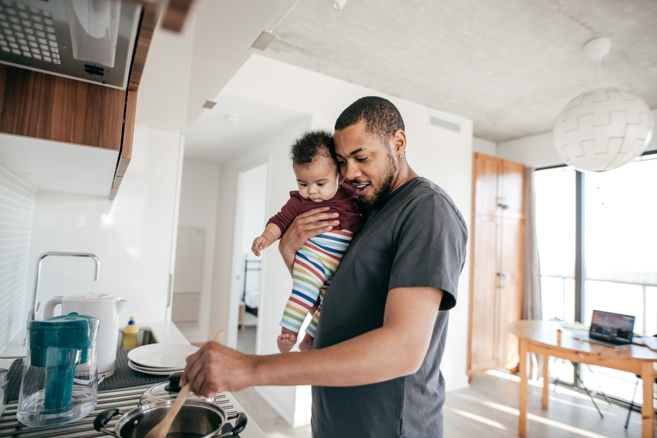 Cooking time with daddy