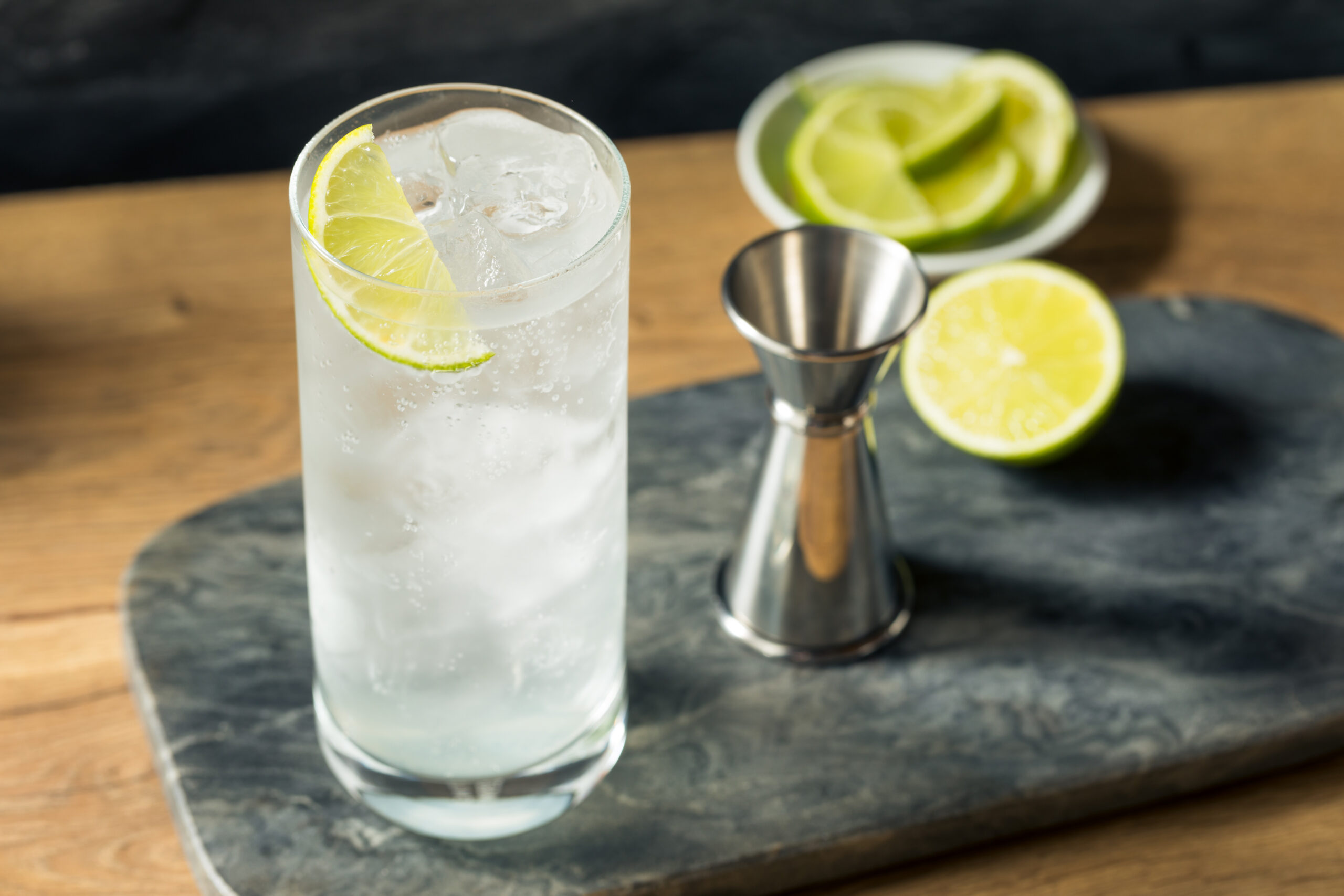 Refreshing Boozy  Tequila Tonic