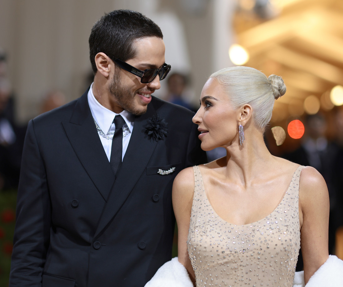 Kim Kardashian and Pete Davidson 2022 Met Gala