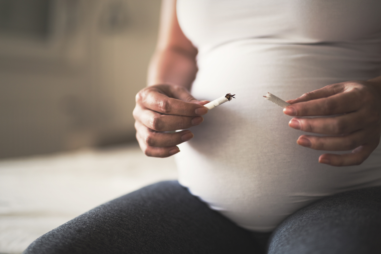 Smoking is a bad habit prohibited during pregnancy