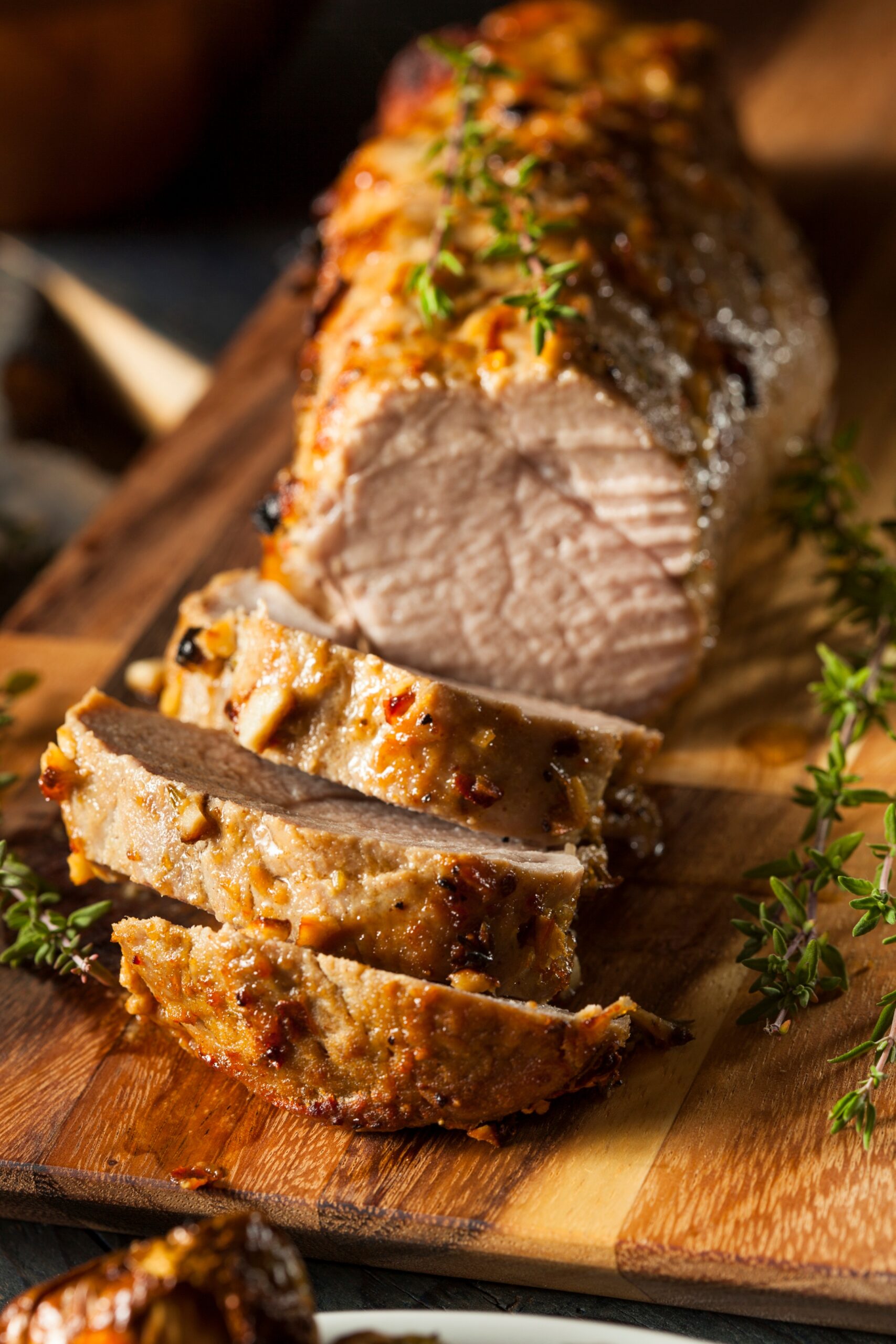 Homemade Hot Pork Tenderloin with Herbs and Spices