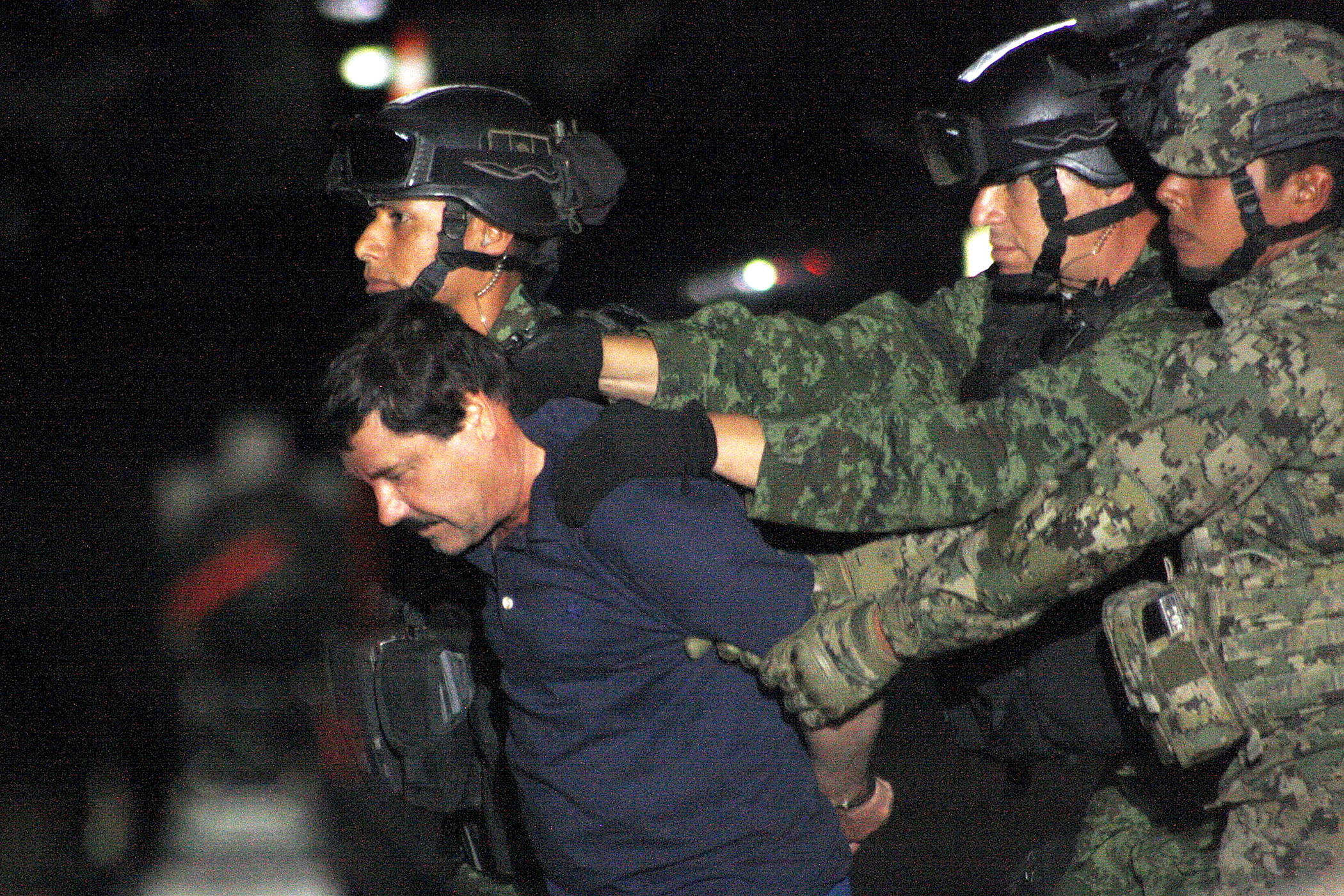 Crime lord El Chapo is taken back to the Altiplano prison