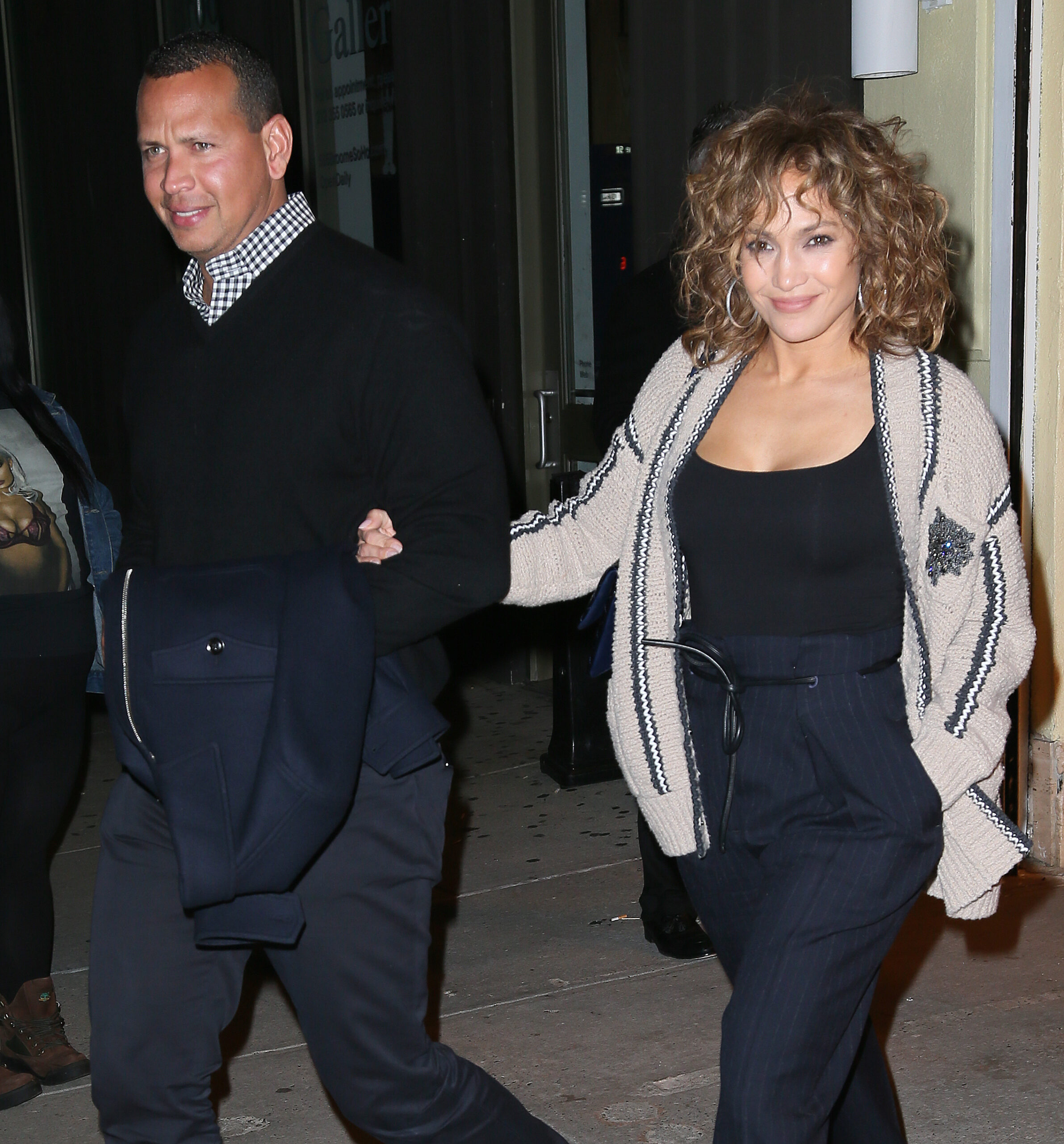 Jennifer Lopez and Alex Rodriguez sighting, NYC