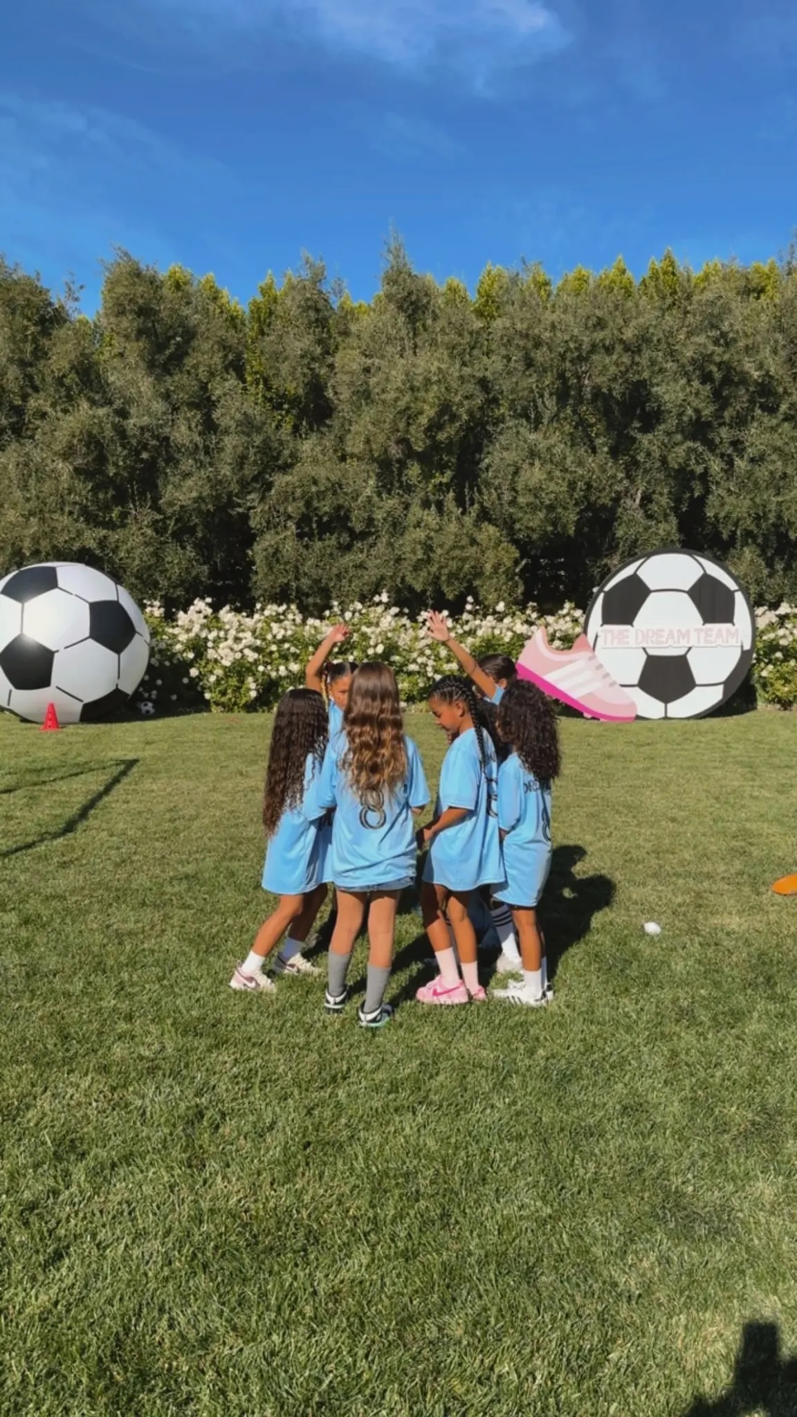 Dream Kardashian soccer birthday party