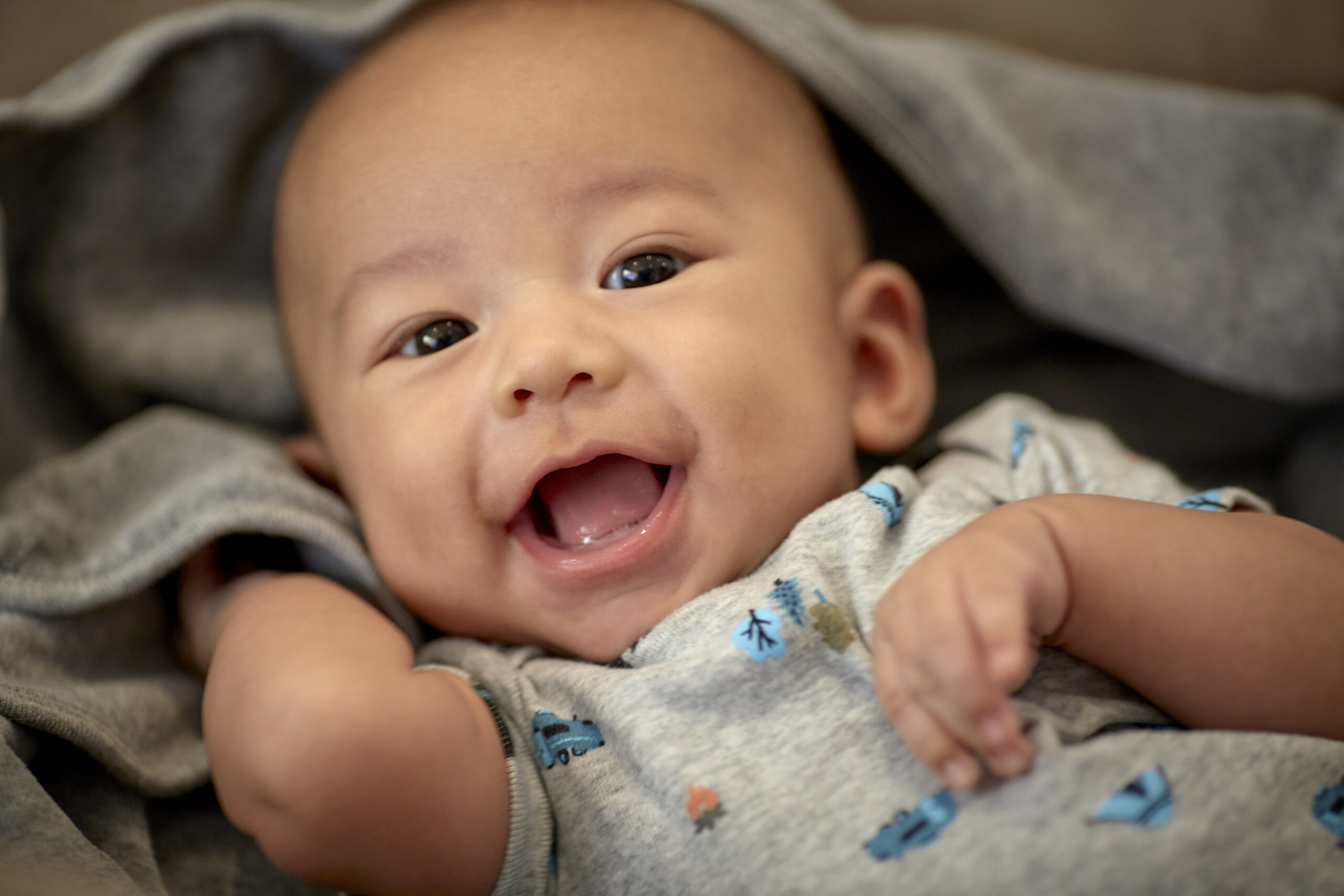 Cute Baby Boy Smiling