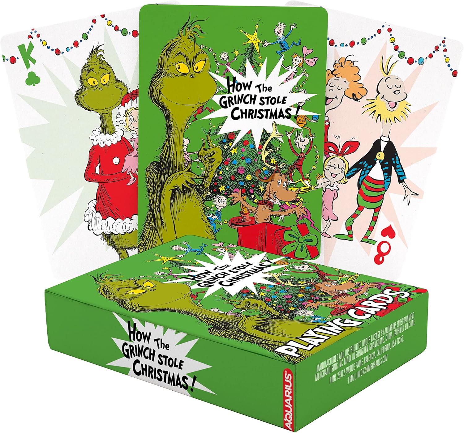 Grinch deck of cards