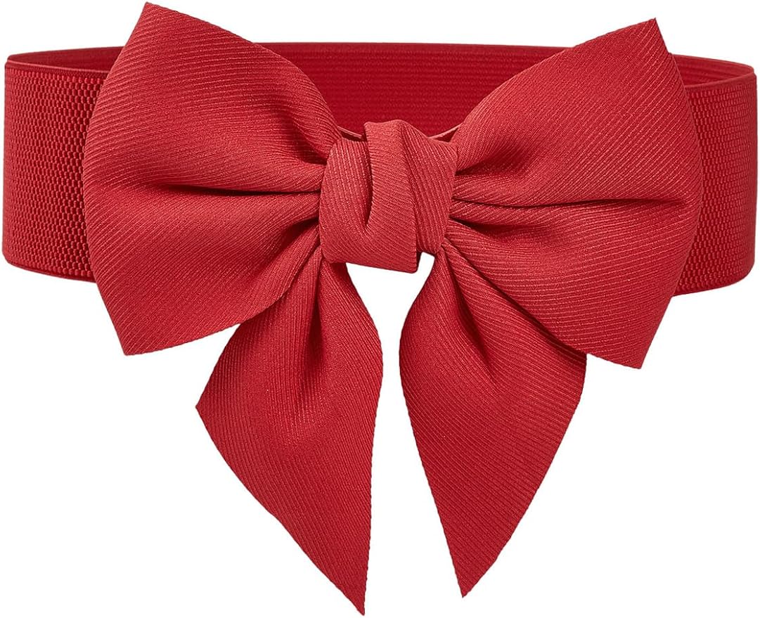 Red bow belt