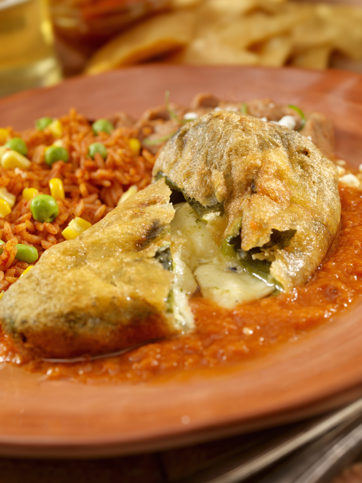 Chiles Rellenos without eggs