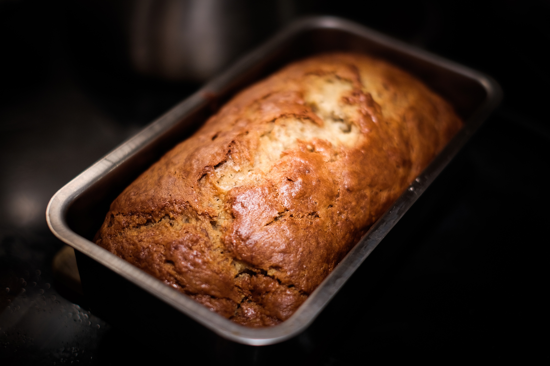 Eggless banana bread