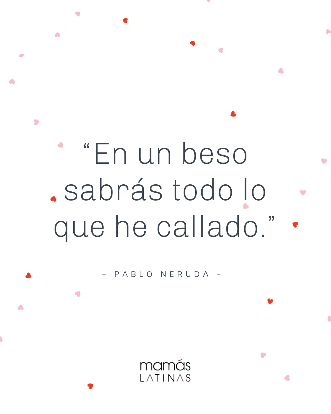 Pablo Neruda quote in Spanish