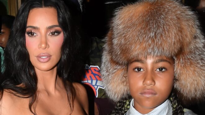 Kim Kardashian and North West