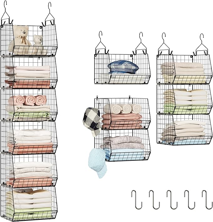 X-cosrack 6 Tier Hanging Closet Organizer