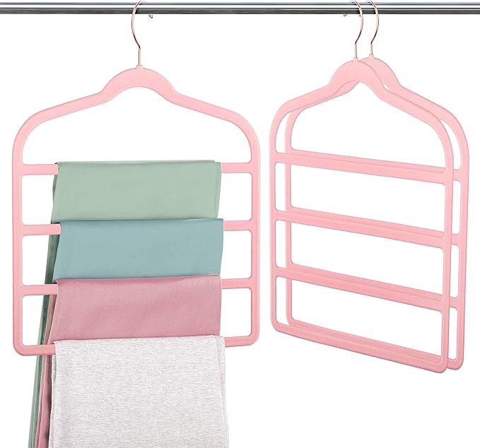 Velvet Space Saving Hanger for Pants