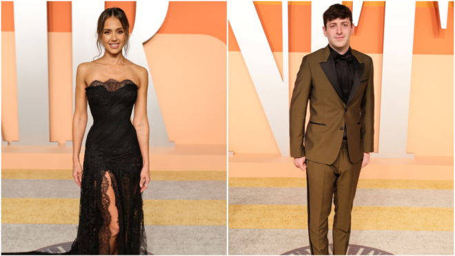 Jessica Alba and Alex Edelman