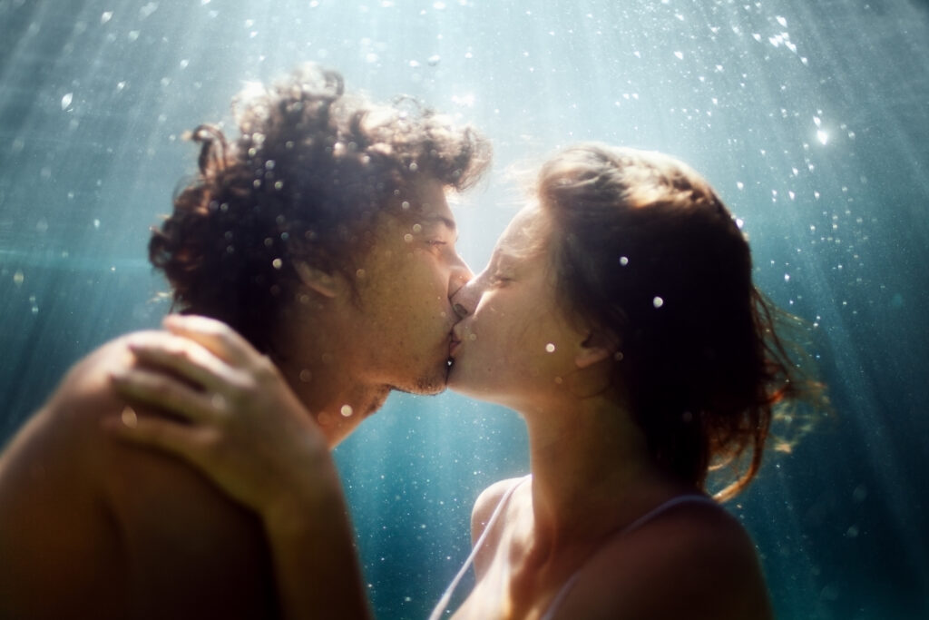 Happy Couple underwater