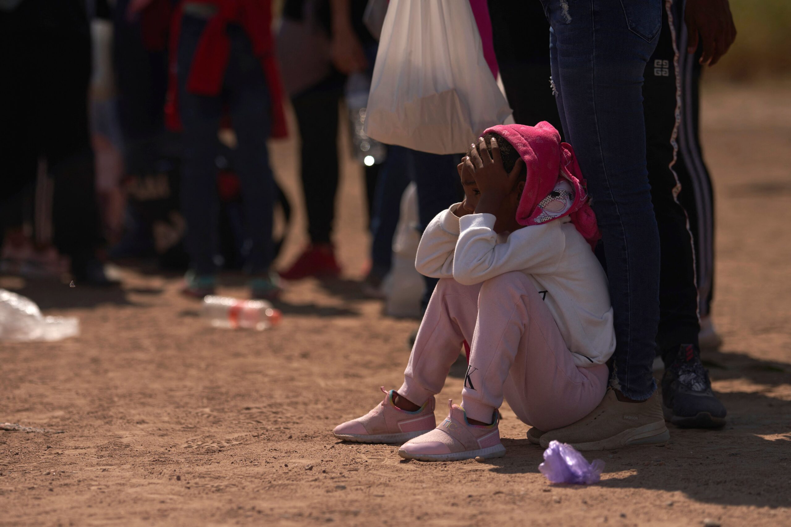 Niña migrante