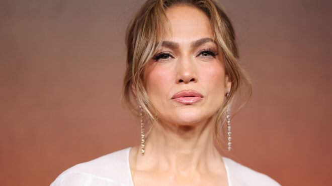 Jennifer Lopez poses during the "Atlas" Mexico City fan event at Plaza Toreo Parque Central on May 21, 2024, in Naucalpan de Juarez, Mexico. (Hector Vivas/Getty Images/TNS)