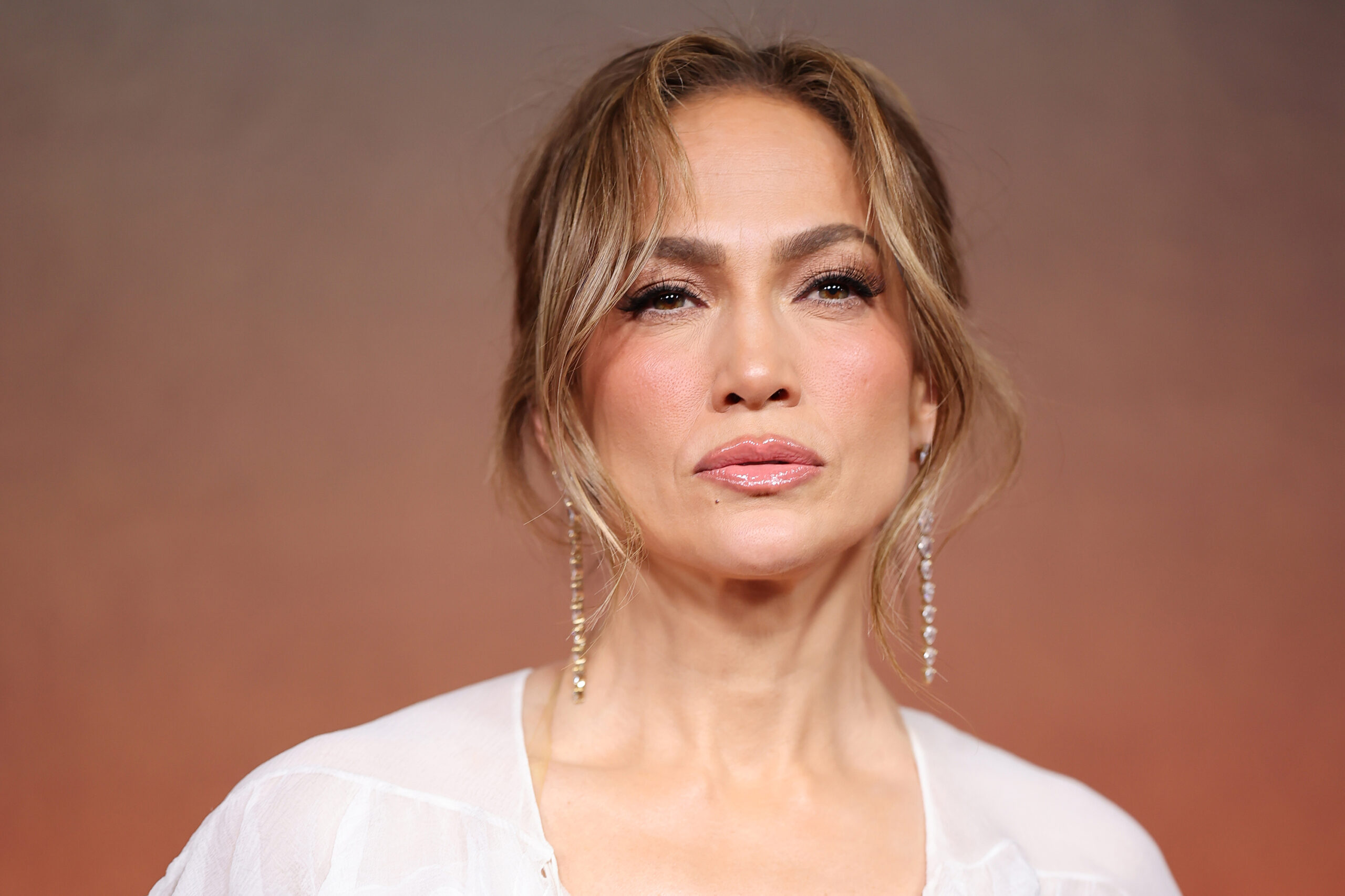 Jennifer Lopez poses during the "Atlas" Mexico City fan event at Plaza Toreo Parque Central on May 21, 2024, in Naucalpan de Juarez, Mexico. (Hector Vivas/Getty Images/TNS)