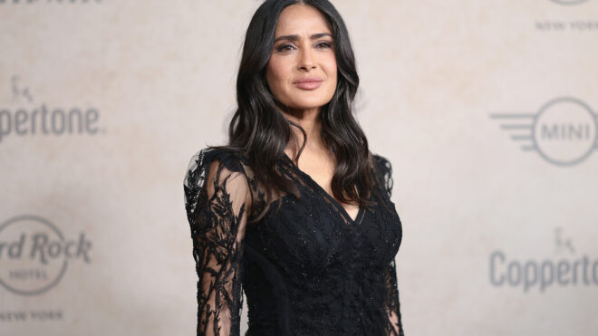 Salma Hayek at Sports Illustrated Swimsuit Celebrates The Launch of the 2025 Issue at Hard Rock Hotel New York