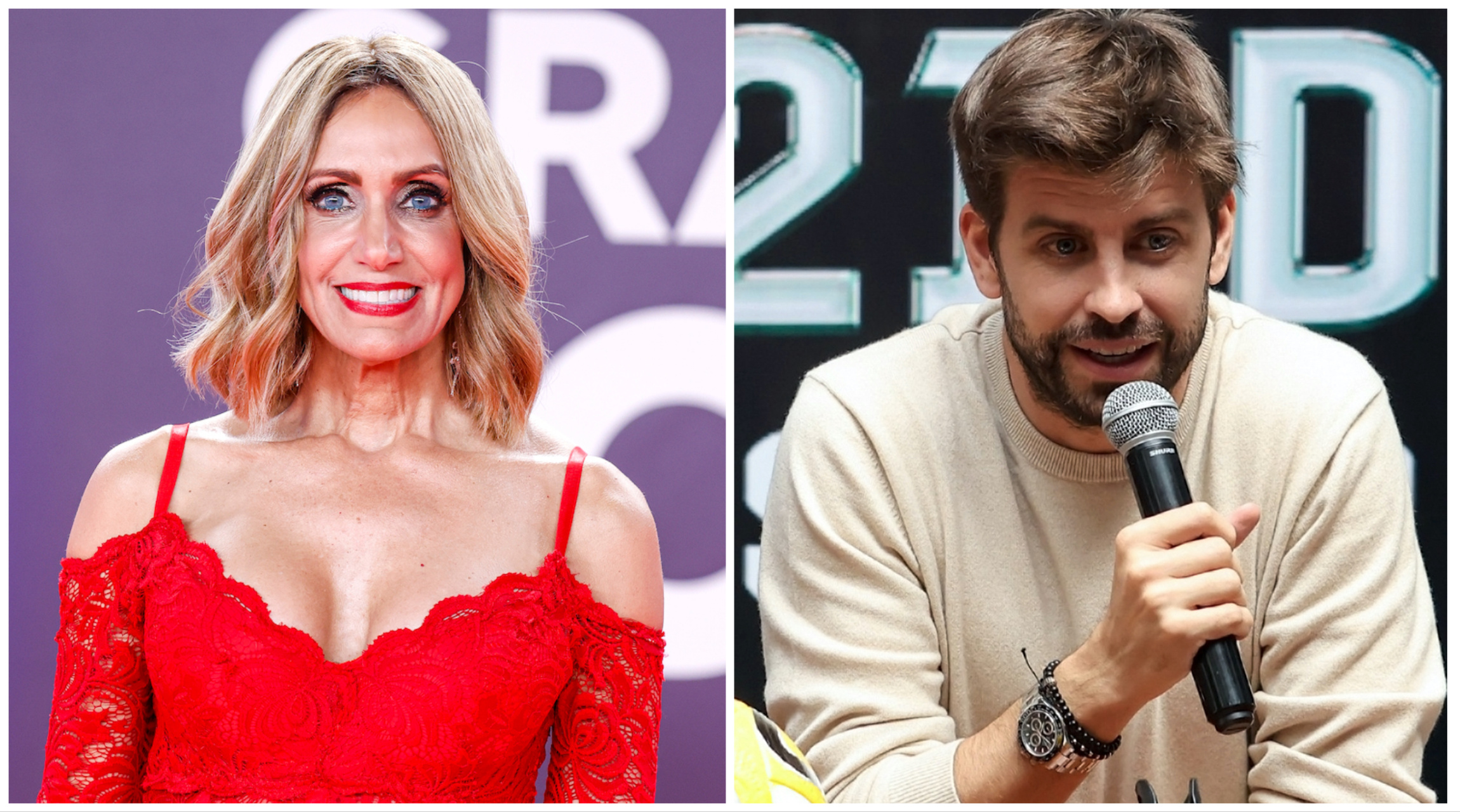Lili Estefan y Gerard Piqué