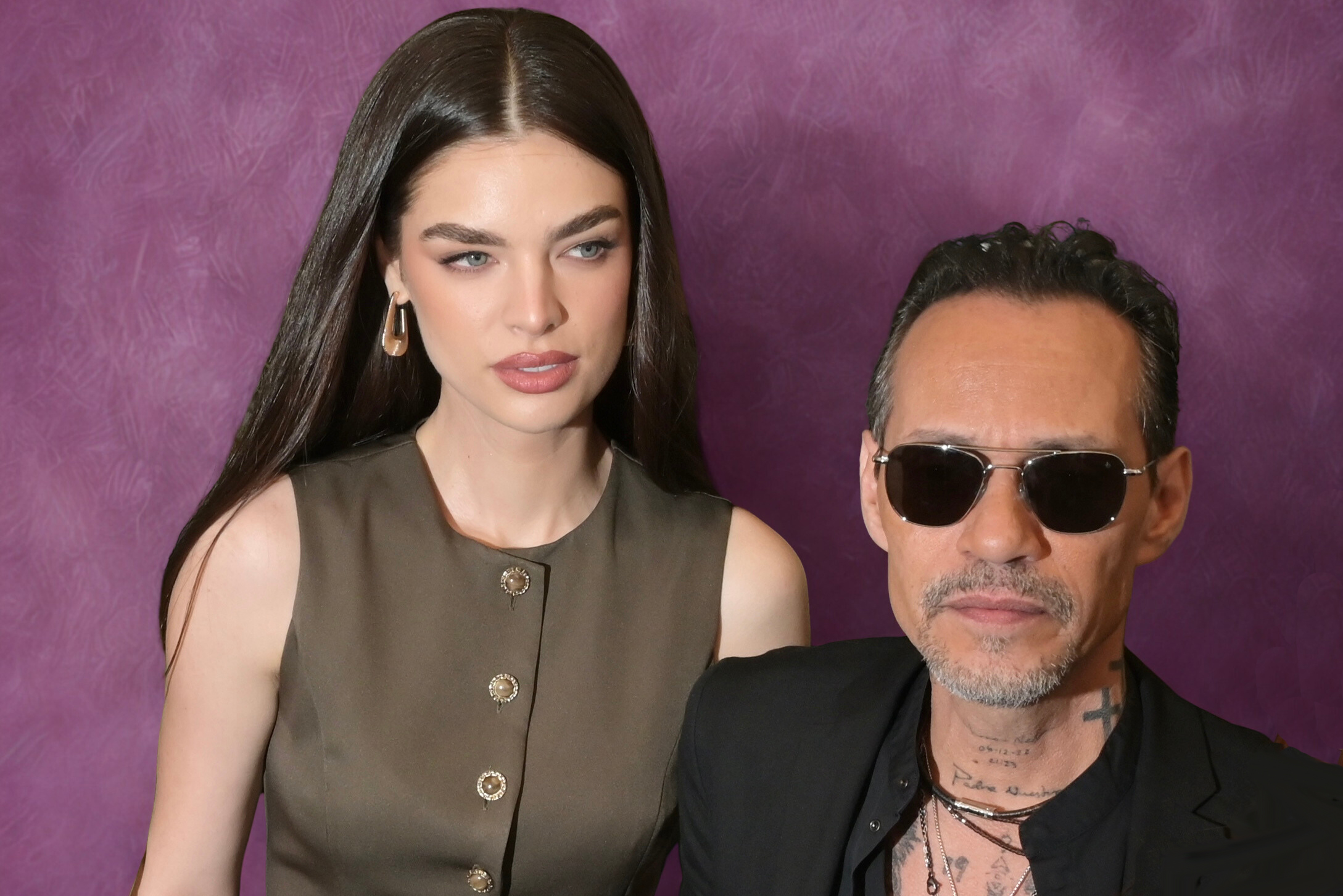 Marc Anthony and Nadia Ferreira