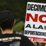Protest Against Governor Ron DeSantis And ICE In Orlando, FL