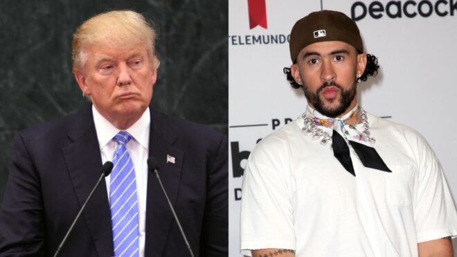 Donald Trump y Bad Bunny