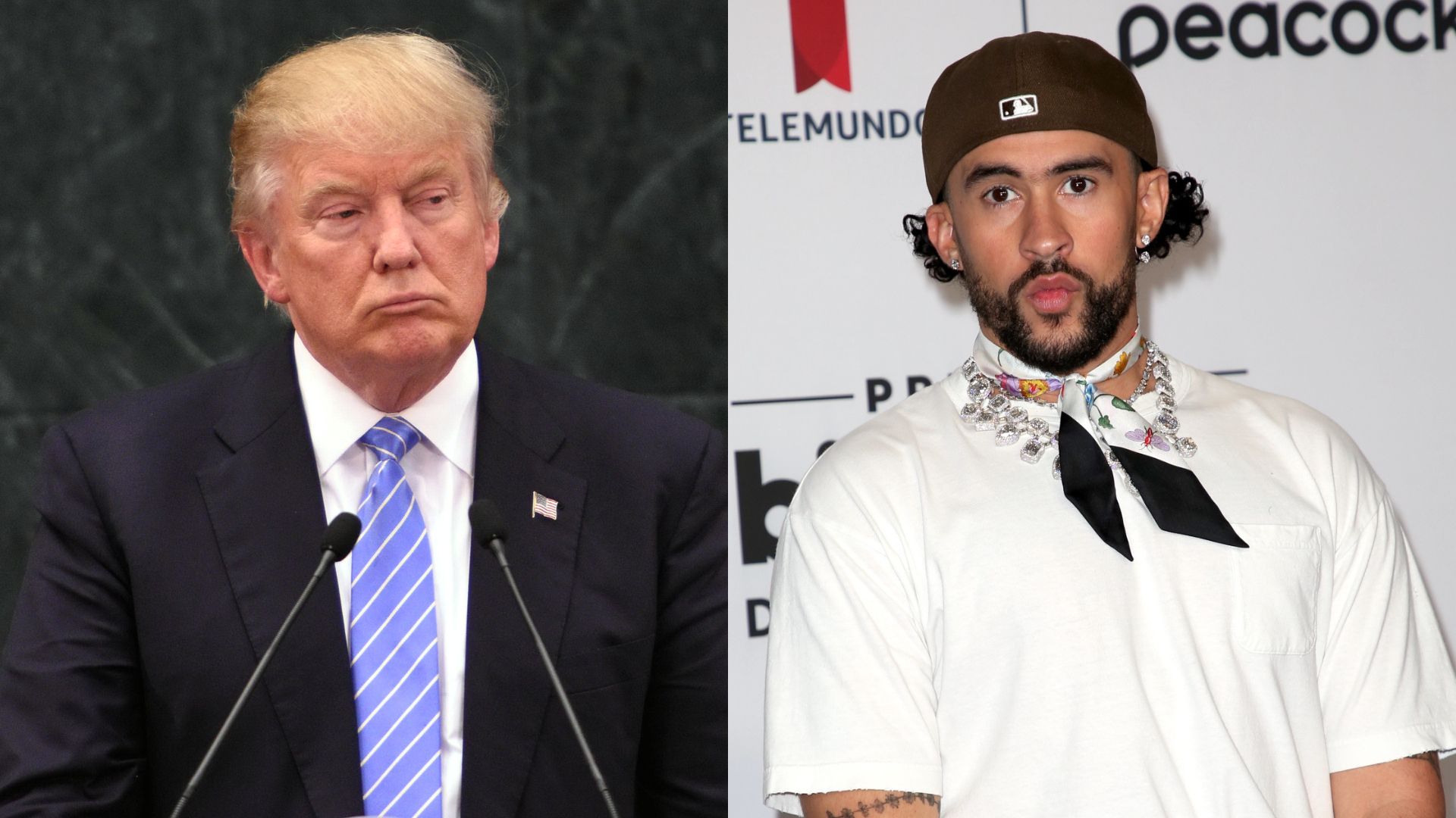 Donald Trump y Bad Bunny