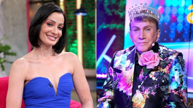 Dayanara Torres y Osmel Sousa.