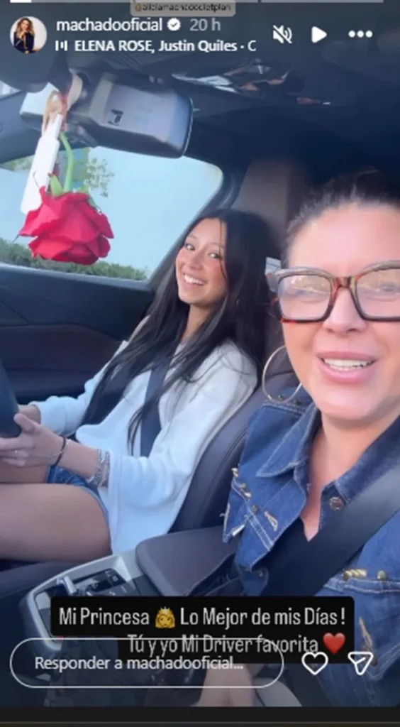 Alicia y su hija Dinorah Valentina.