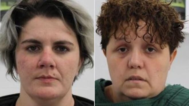 Kourtney Eutsey y Sarah Shipley.