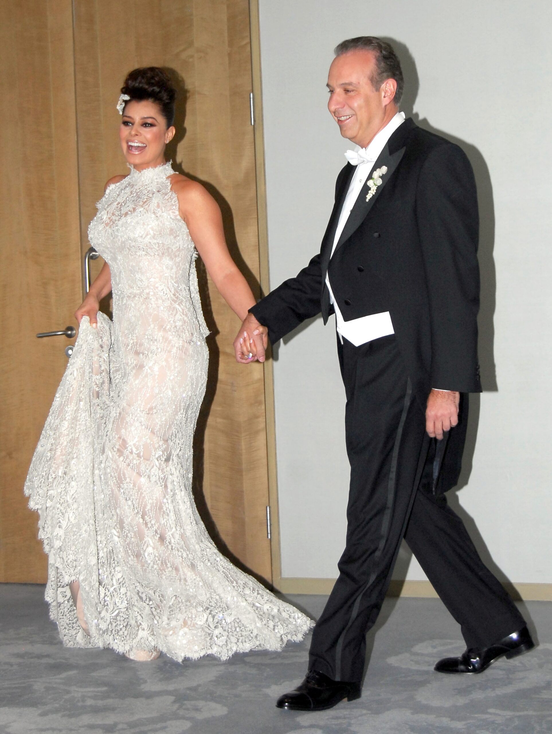 Yadhira Carrillo y Juan Collado el dia de su matrimonio