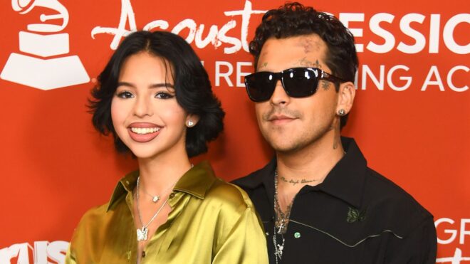 Ángela Aguilar y Christian Nodal en LGAS