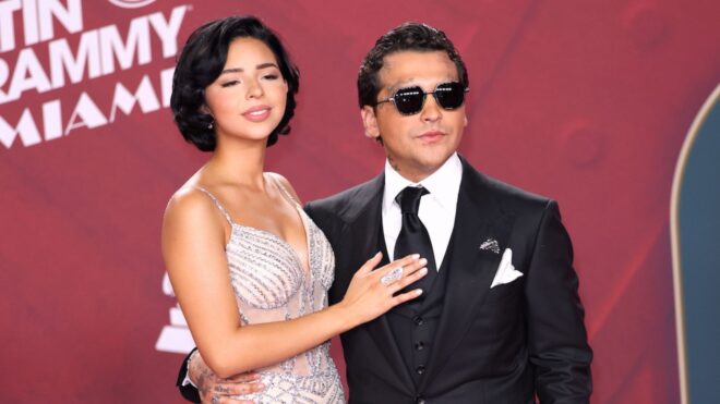 Angela Aguilar y Christian Nodal en Latin Grammy