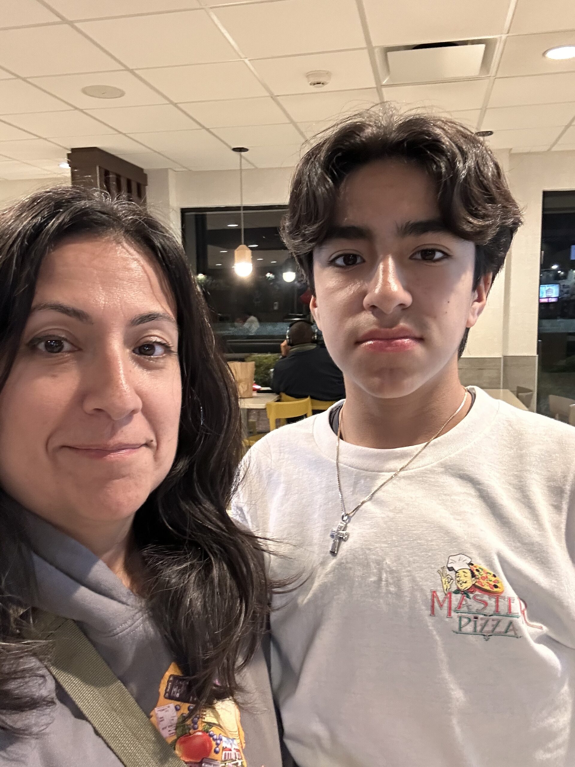 Seby and mom